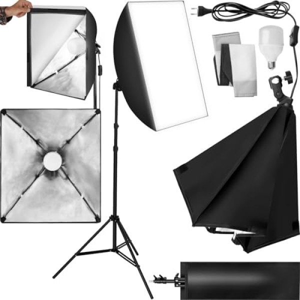 Softbox TecTake - Kit Éclairage Studio Photo Professionnel