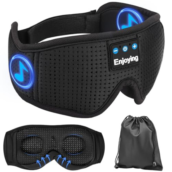 Masque de Sommeil EUJAM - Écouteurs Bluetooth Intégrés